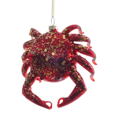 Украшение новогоднее "Краб", L10 W5 H11 см Украшение новогоднее "Краб", L10 W5 H11 см