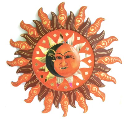 Зеркальное панно "Огненное солнце"