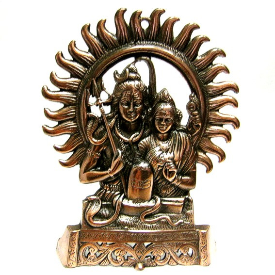 Статуэтка Шива и Парвати 27см силумин