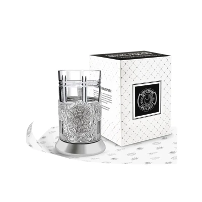 Набор для чая "Миру Мир (Советский)" посеребренный Набор для чая "Миру Мир (Советский)" посеребренный