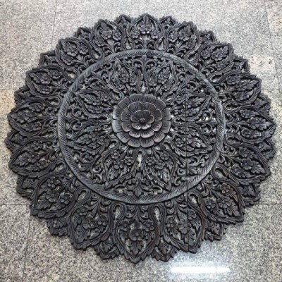 Панно из тика "Королевский цветок"