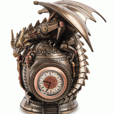 Статуэтка-часы "Механический дракон"