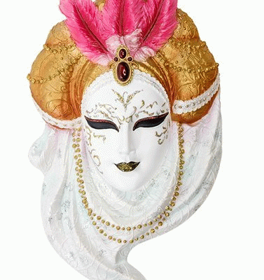 Венецианская маска "Мадмуазель"