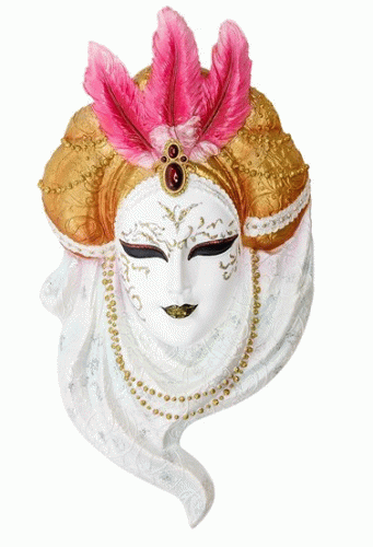 Венецианская маска "Мадмуазель"