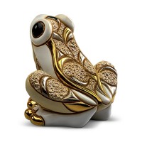Керамическая статуэтка Белая лягушка