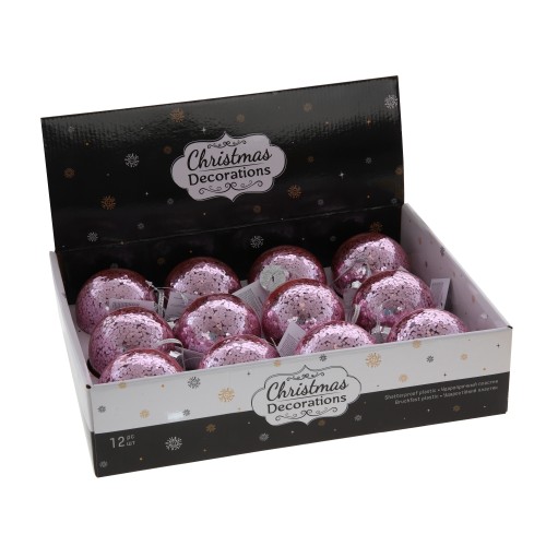 Набор из 12шт Украшение новогоднее "Шар", D 8 см, L35 W28 H9 см Набор из 12шт Украшение новогоднее "Шар", D 8 см, L35 W28 H9 см