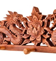 Настенное панно - вешалка "Восточные драконы" 