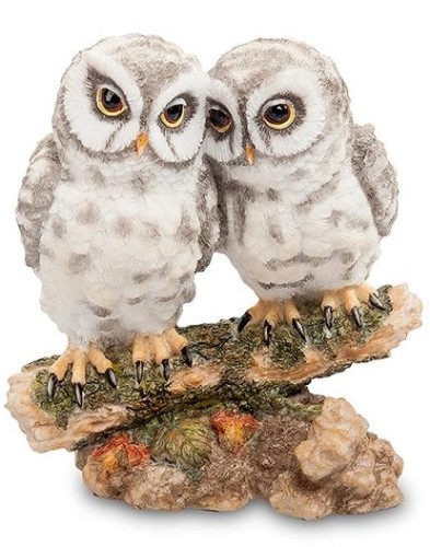 Статуэтка "Две совушки на ветке" Статуэтка "Две совушки на ветке"