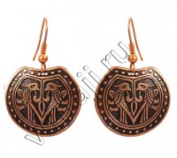 Серьги "Пара Мирных птиц"