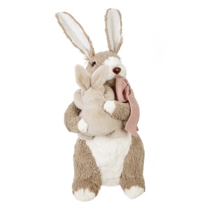 Фигурка декоративная "Заяцы", L23,5 W17 H39 см