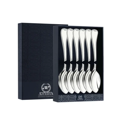 Набор чайной ложки "№16" (6 пред.)+футляр