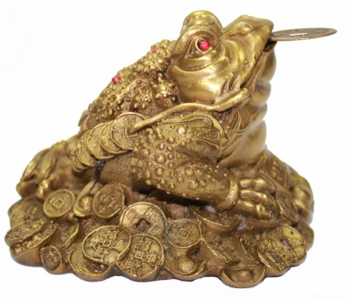 Декоративная фигурка "Жаба Фен-Шуй" 