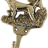 Латунный крючок для одежды "Собаки"