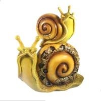 Декоративная садовая фигурка "Две улиточки" Декоративная садовая фигурка "Две улиточки"