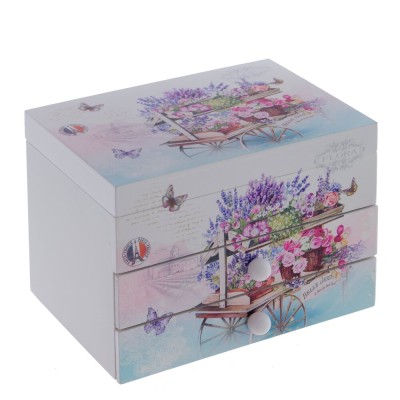 Шкатулка для украшений музыкальная "Прекрасный сад"