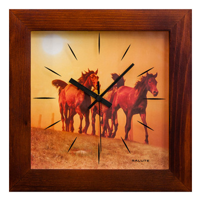 SLT-186 Часы настенные "МУСТАНГИ"