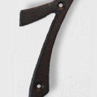 Цифра дверная "7"