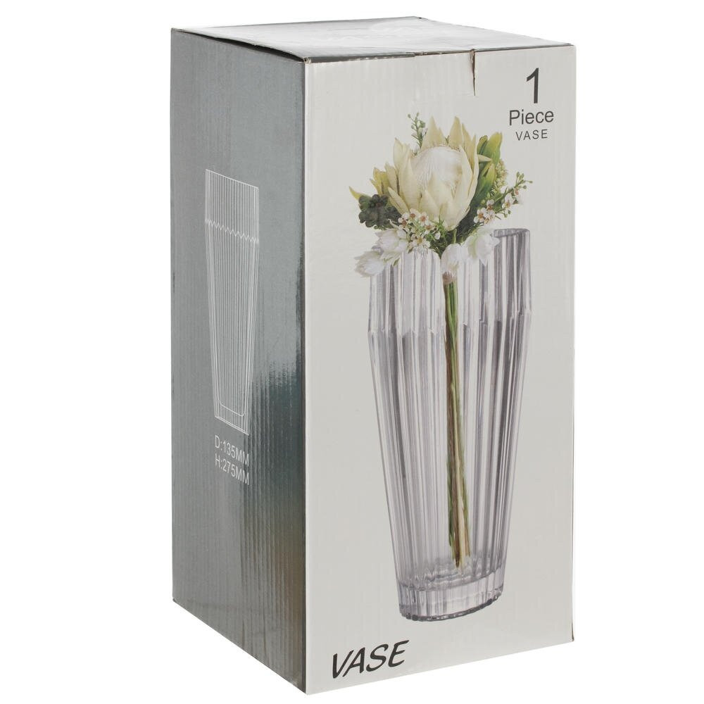 Ваза, 1800 мл, L13 W13 H27 см