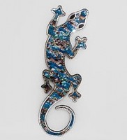 Панно "Геккон из мозаики" 