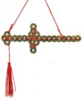 Панно "Меч из монет"