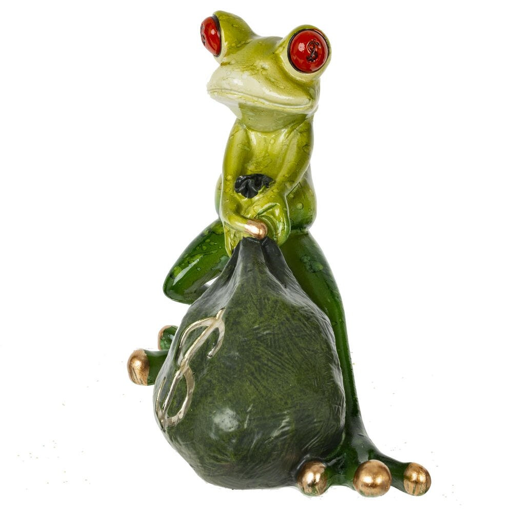 Фигурка декоративная "Лягушка", L11,8 W6 H10,5 см