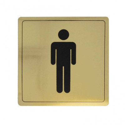 Информационная табличка "Туалет мужской"