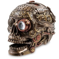 Статуэтка "Череп стимпанк" 