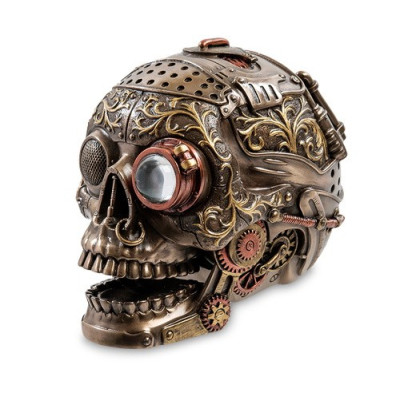 Статуэтка "Череп стимпанк" 