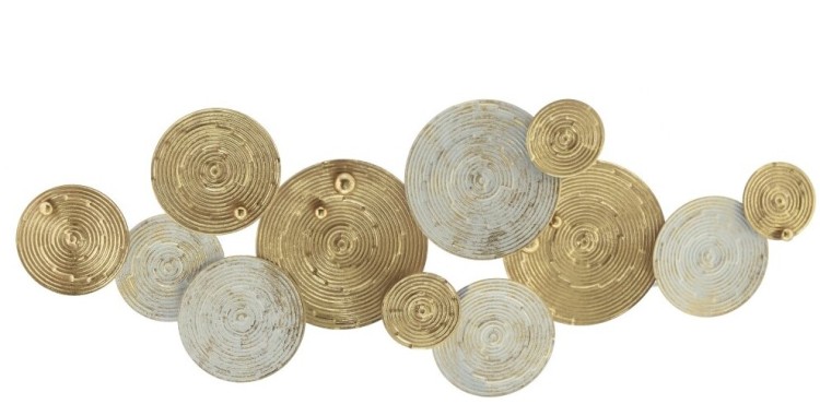 Панно "Круги", L140 W5,7 H54,5 см