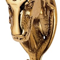 Латунный крючок "Голова коня"