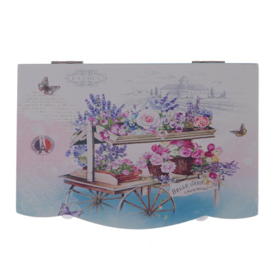 Шкатулка для украшений музыкальная "Jardin"