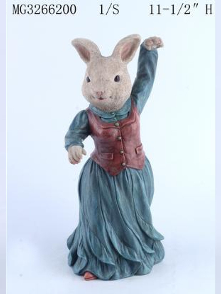 Фигурка интерьерная  Зайчиха танцующая