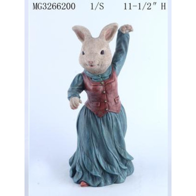 Фигурка интерьерная Зайчиха танцующая