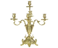 Каминные часы с двумя канделябрами "Луиджи"