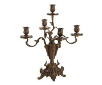 Каминные часы с двумя канделябрами "Луиджи"