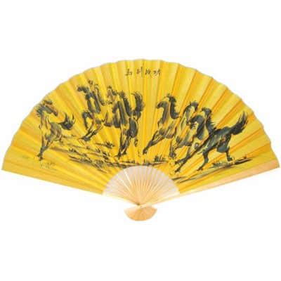 Настенный веер "Лошади"