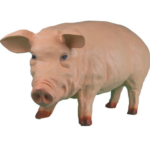 Декоративная садовая фигурка "Довольный хряк"