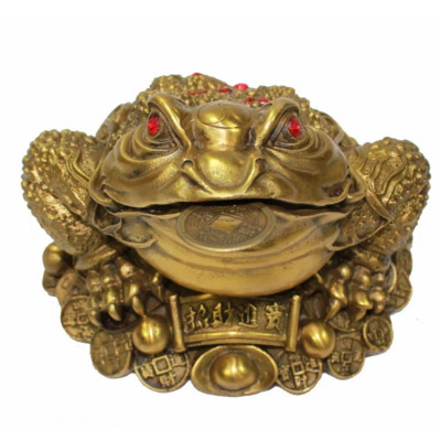 Декоративная фигурка "Бронзовая жаба"  