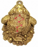 Декоративная фигурка "Бронзовая жаба"