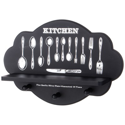 Вешалка для Кухни с Крючками 39,5*27*10 см