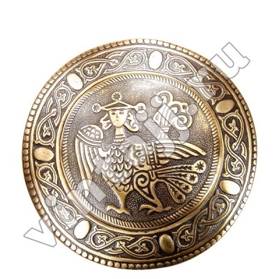 Фибула "Дивная птица Алконост"