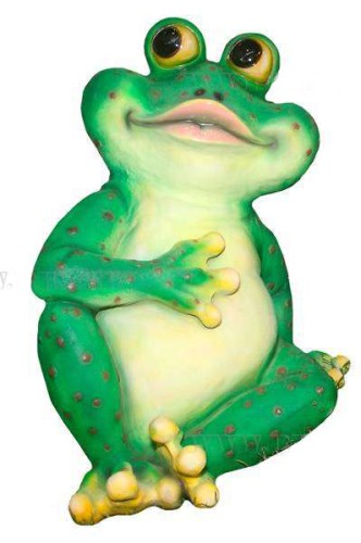 Декоративная садовая фигурка "Лягушка-великан"