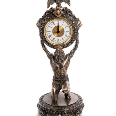 Статуэтка-часы "Могучий Атлант"   