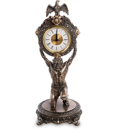 Статуэтка-часы "Могучий Атлант"   