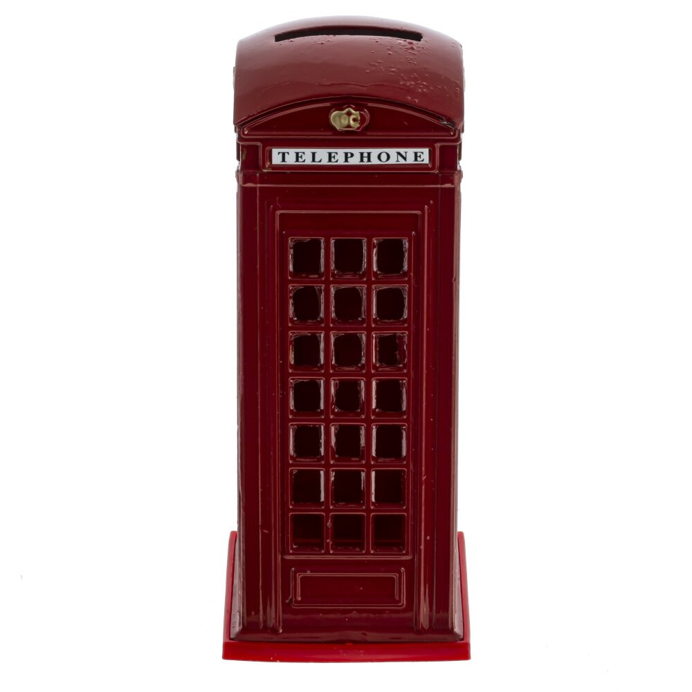 Копилка "Телефонная будка", L6 W6 H12,5 см