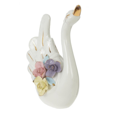 Набор из 2-х фигурок декоративных "Лебедь", L12 W6 H19 см