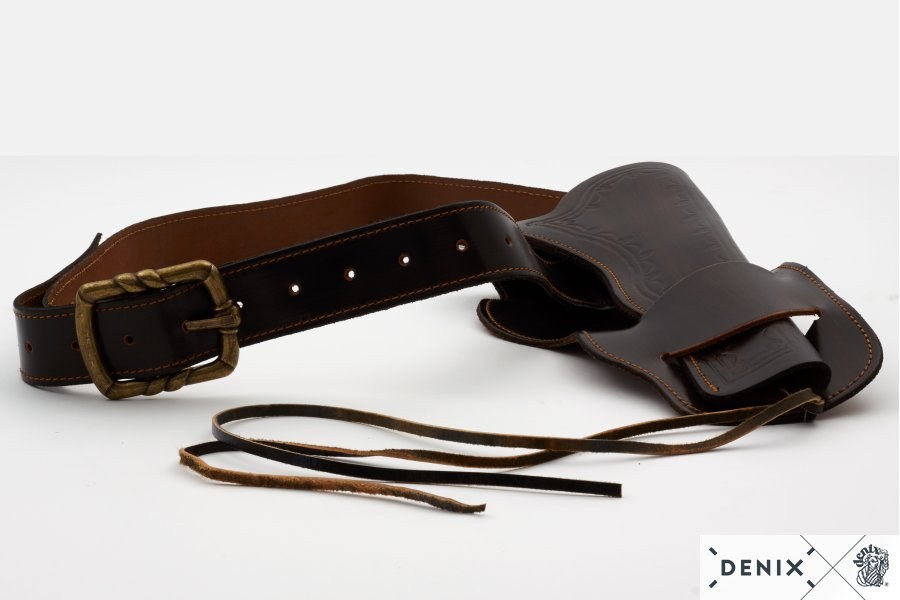 Патронташ ковбойский с 1 кабурой