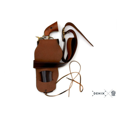 Патронташ ковбойский с 1 кабурой