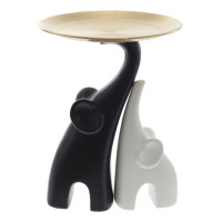 Набор из 2-х фигурок "Слоны" с подносом, L20 W20 H27,5 см