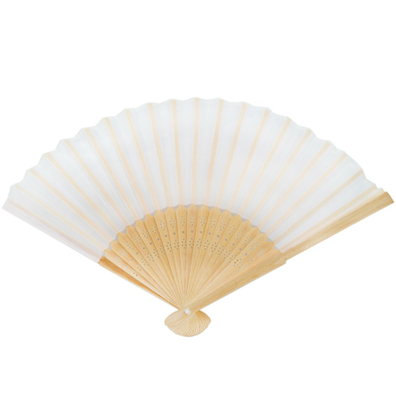 Веер 35х21см шелк, дерево